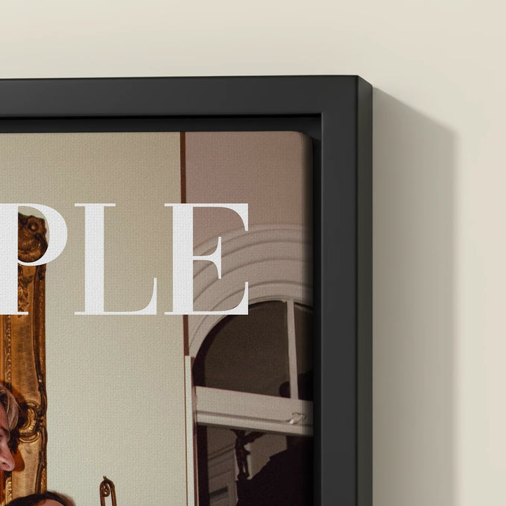 Personalized Canvas "Couple Magazine"