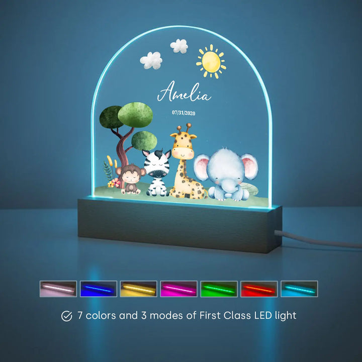 Personalized Nightlight "Safari"