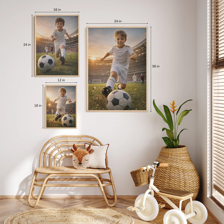 Personalized Poster "Football Boy"