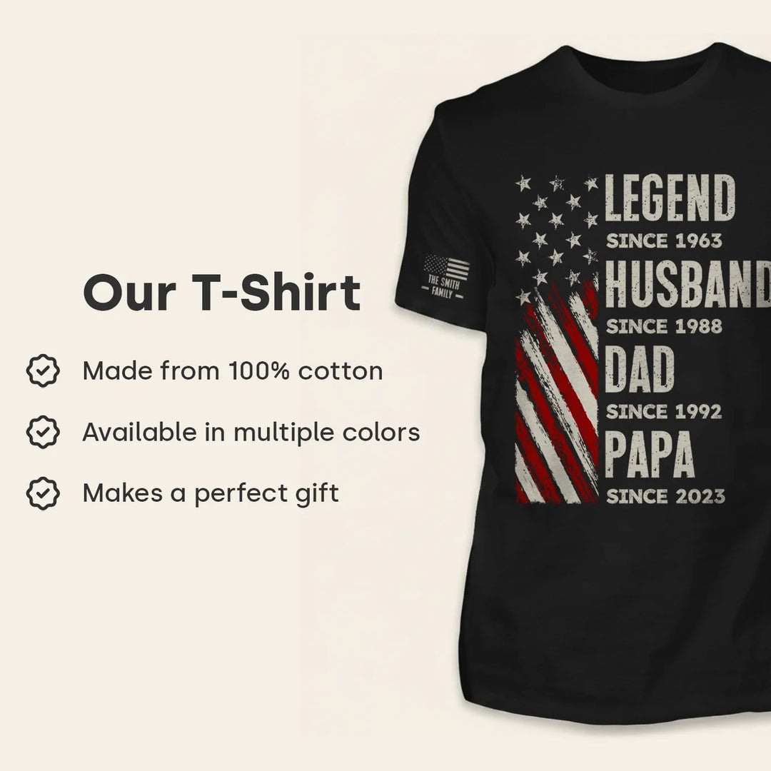 Personalized T-Shirt "Legend"