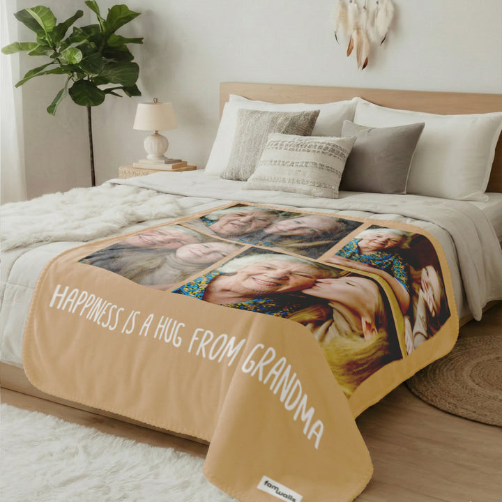Personalized Photo Blanket "Grandma"