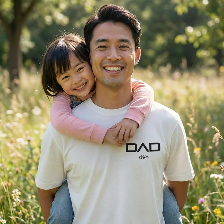 Personalized Dad T-Shirt "Modern"