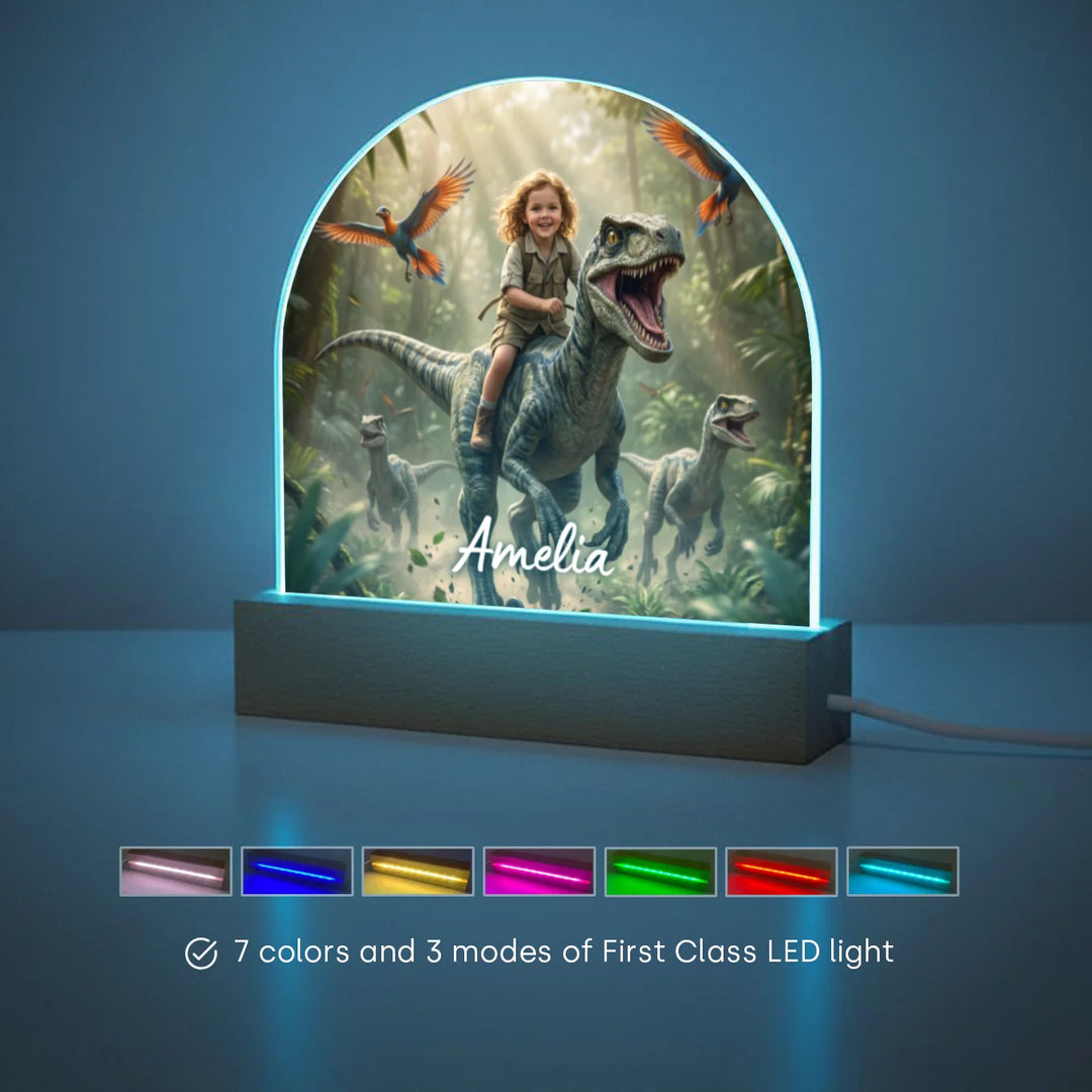 Personalized Night Light "Dino"