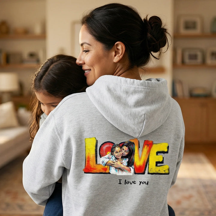 Personalized Hoodie Love "MAMA"