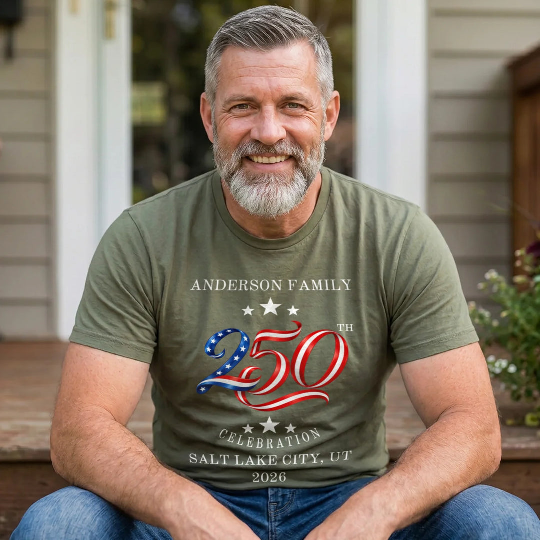 Personalized T-Shirt "250 Years Family"