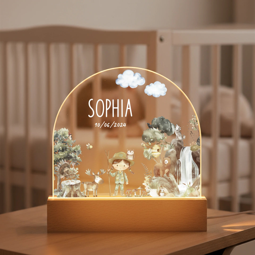 Personalized Nightlight "Wilderness"
