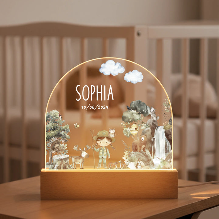 Personalized Nightlight "Wilderness"