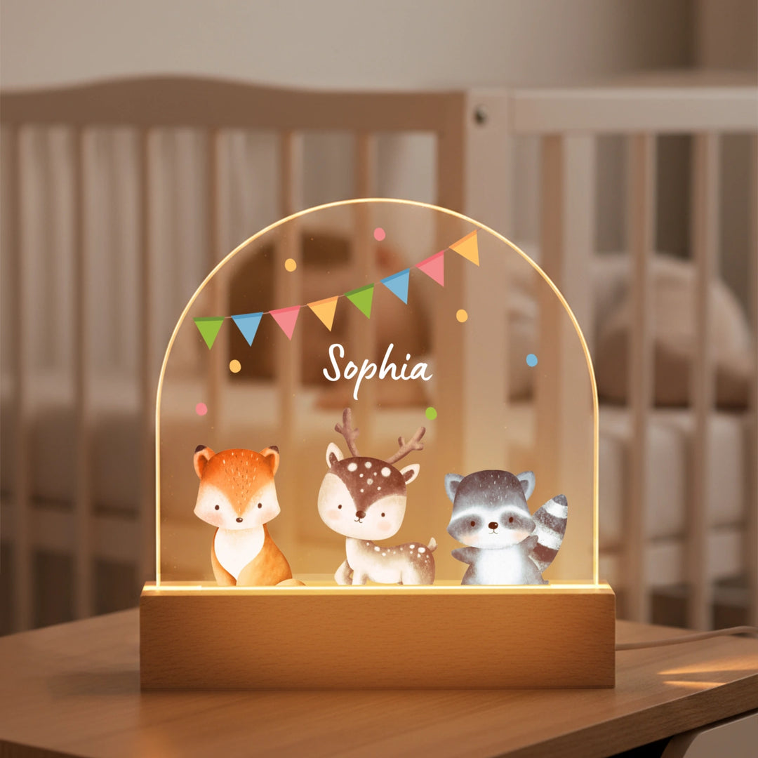 Personalized Night Light "Confetti"