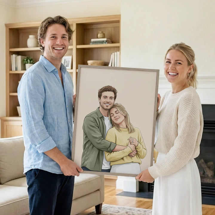 Personalized Poster "Couple Portrait"