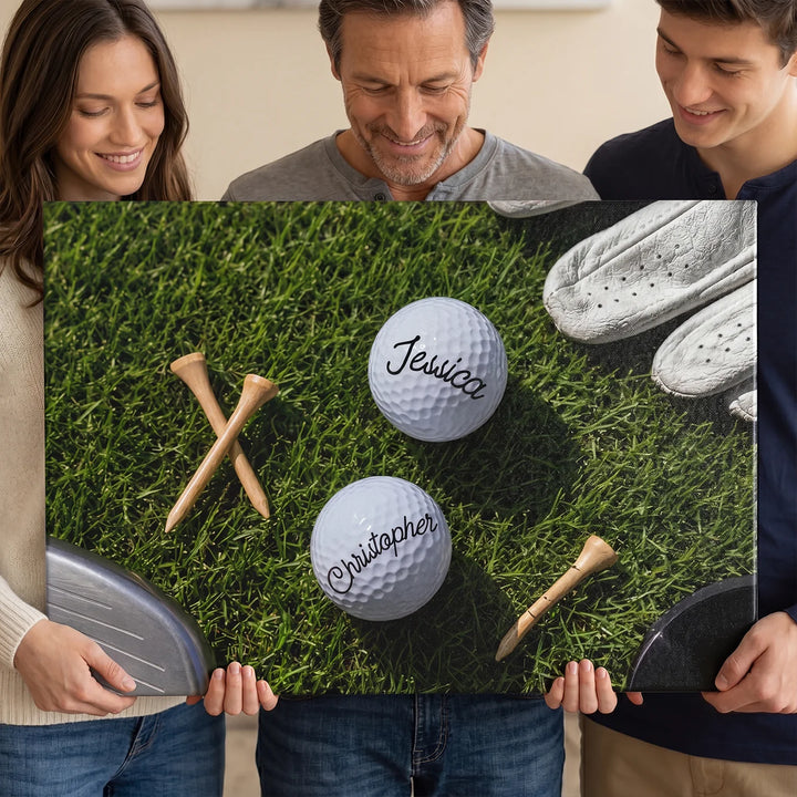 Personalized Canvas "Golf Course"