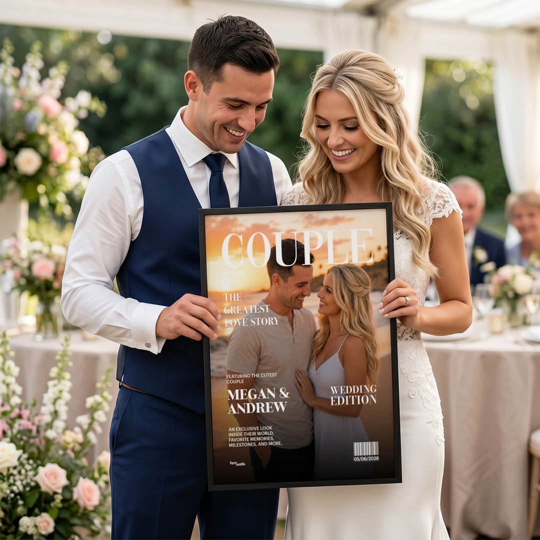 Personalized Poster "Couple Magazine"