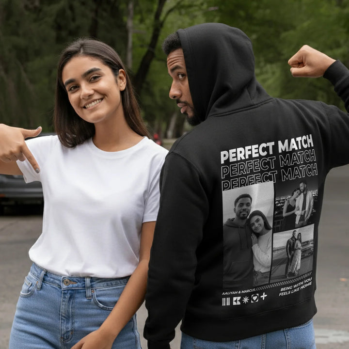 Personalized Hoodie "Perfect Match"