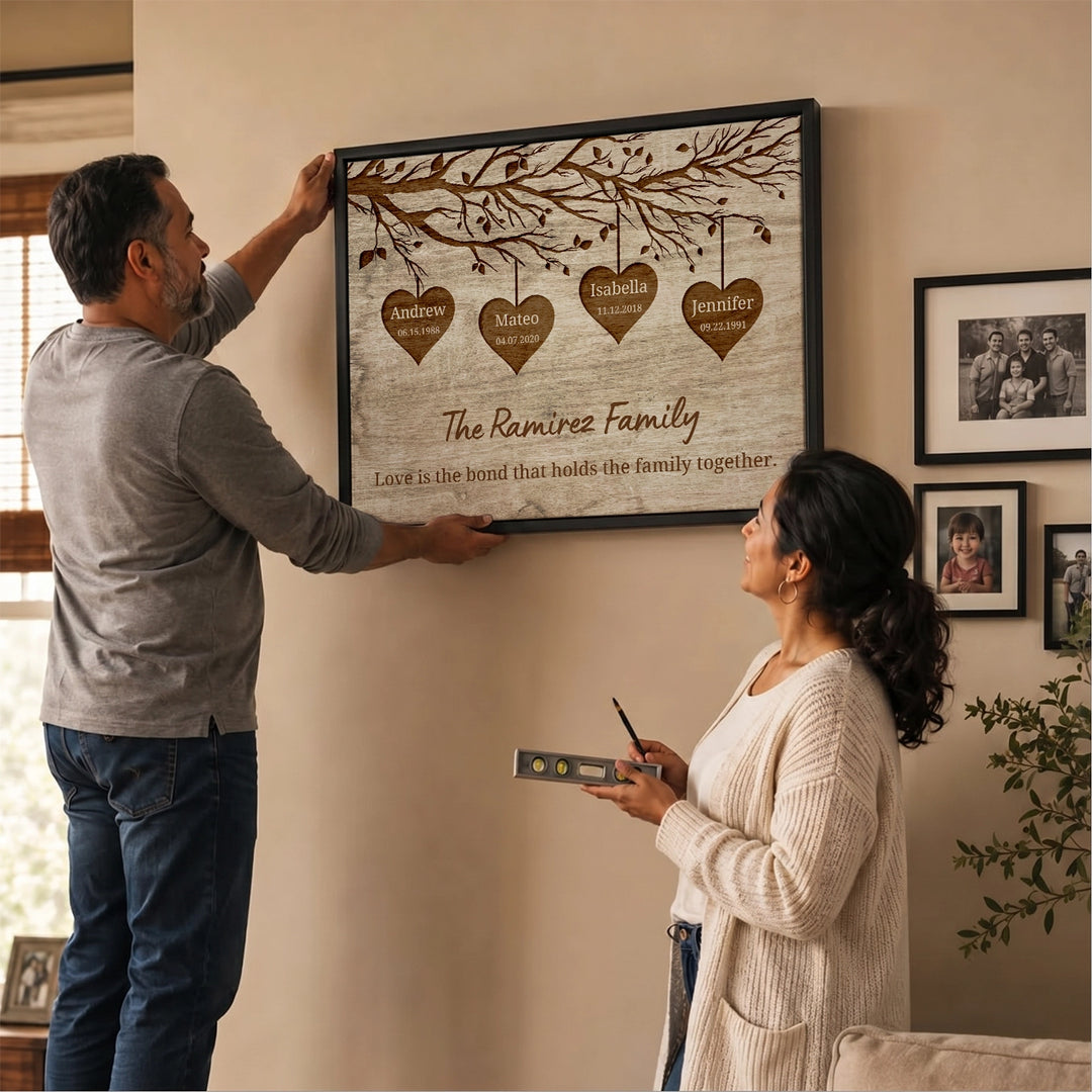 Personalized Canvas "Our Family"