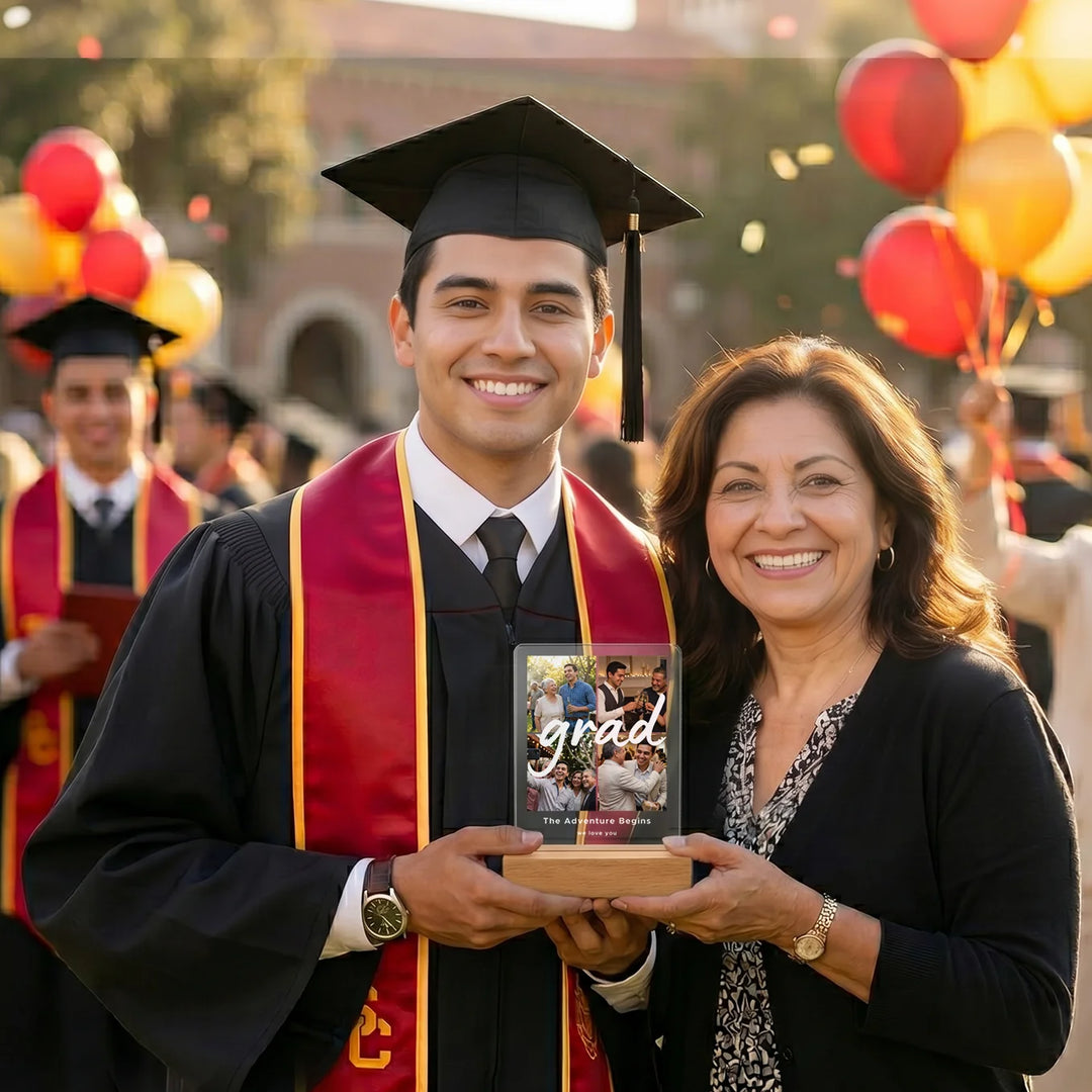 Personalized Acrylic Light Photo Collage "Graduation" Night Light, Decorative Light, Glow Light