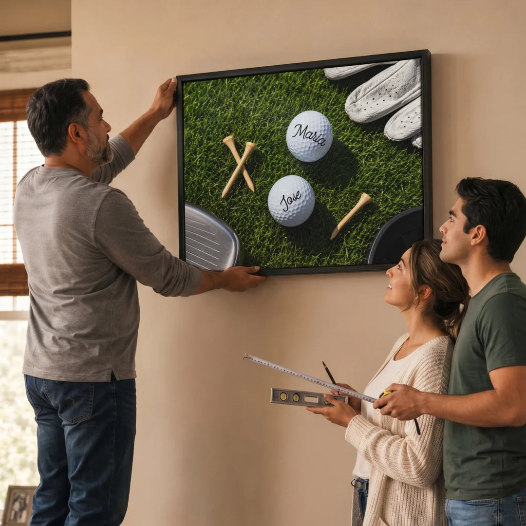 Personalized Canvas "Golf Course"