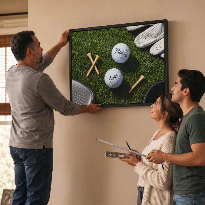 Personalized Canvas "Golf Course"