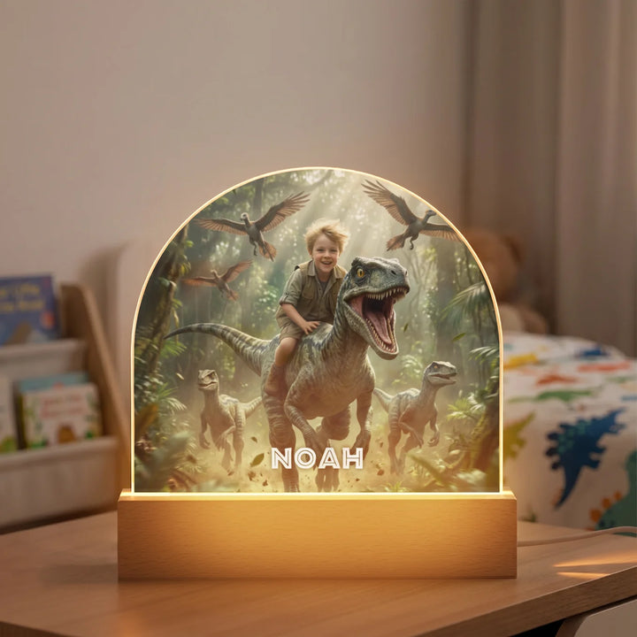Personalized Night Light "Dino"