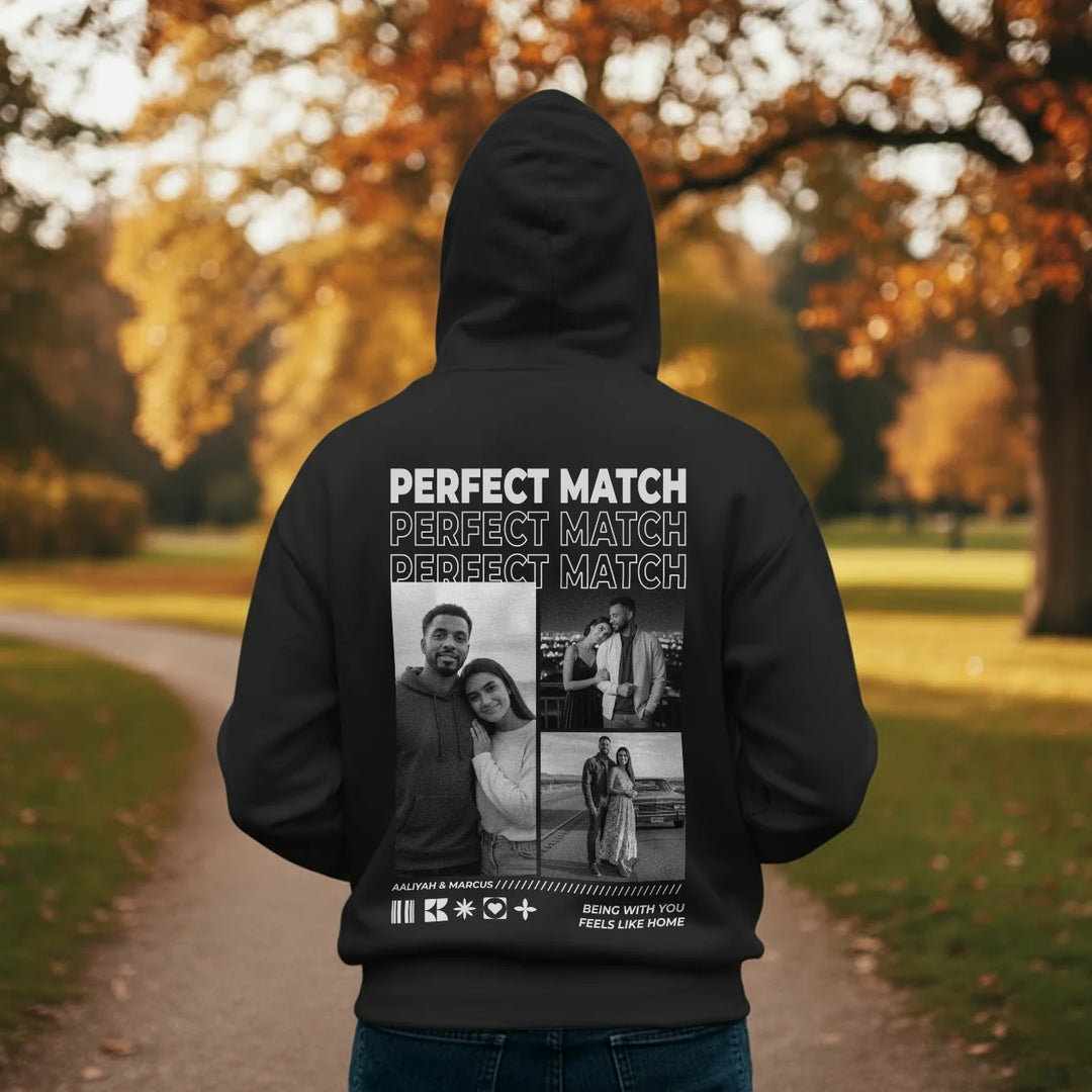 Personalized Hoodie "Perfect Match"