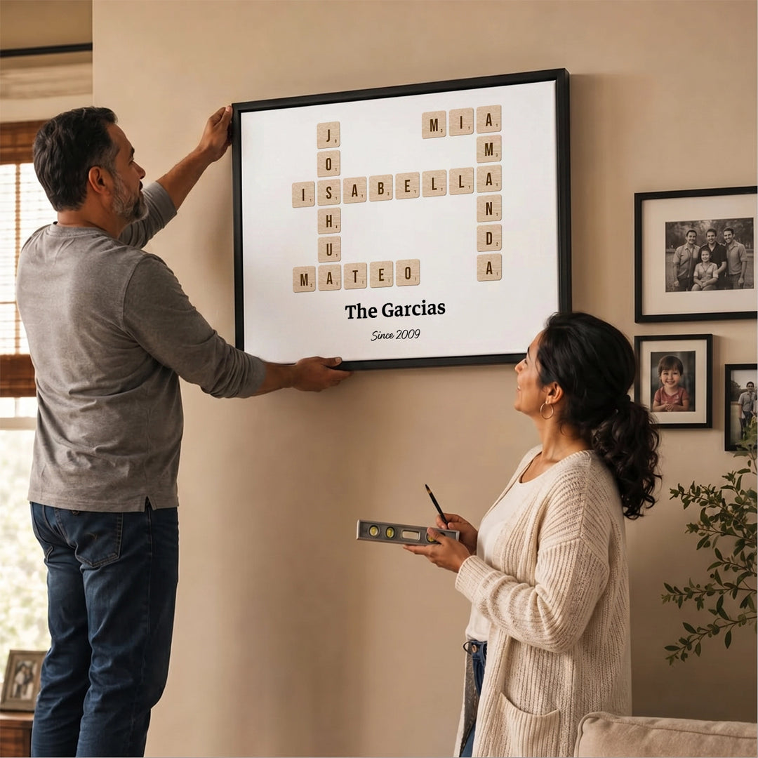 Personalized Canvas "Scrabble"