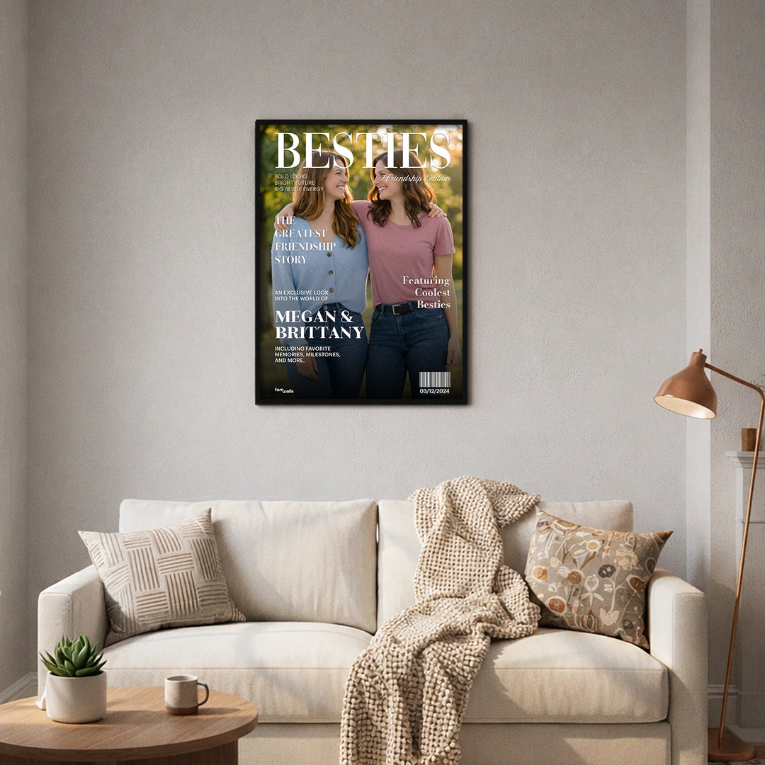 Personalized Poster "Besties Magazine"