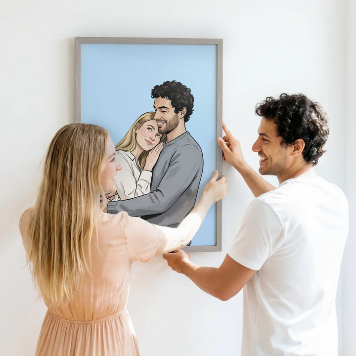 Personalized Poster "Couple Portrait"