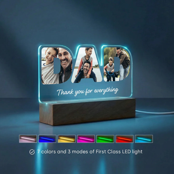 Personalized Acrylic Light "DAD"