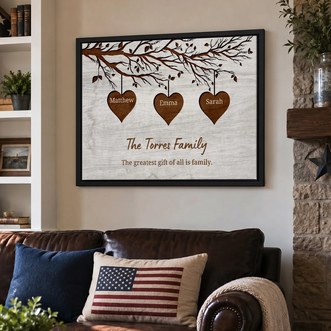 Personalized Canvas "Our Family"