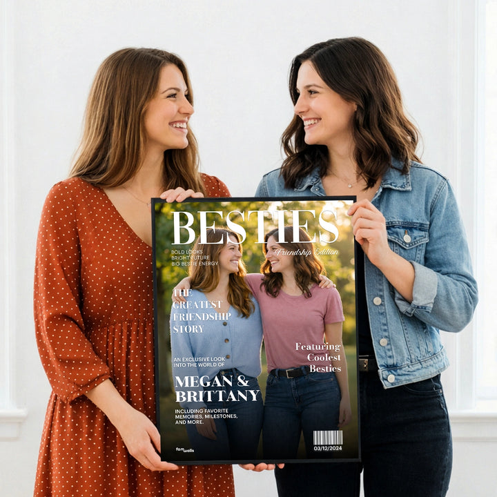 Personalized Poster "Besties Magazine"