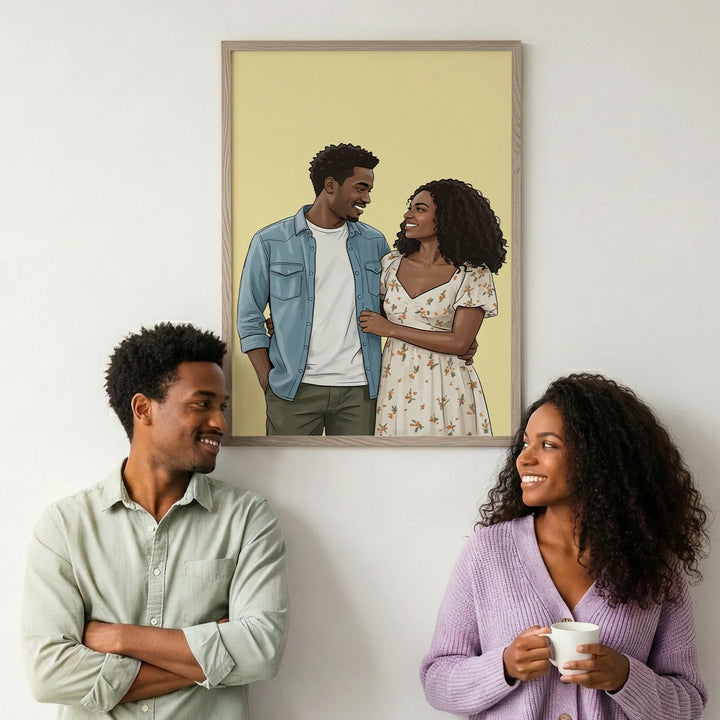 Personalized Poster "Couple Portrait"