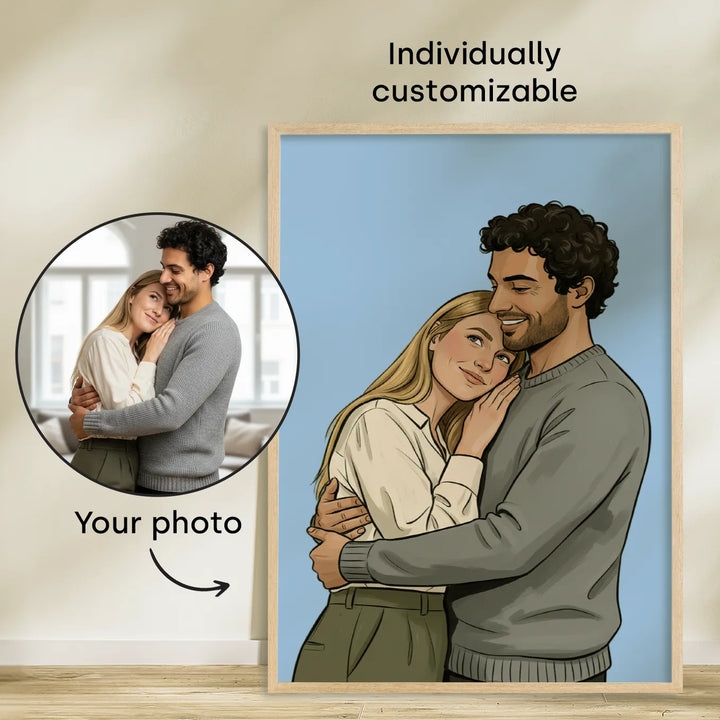Personalized Poster "Couple Portrait"