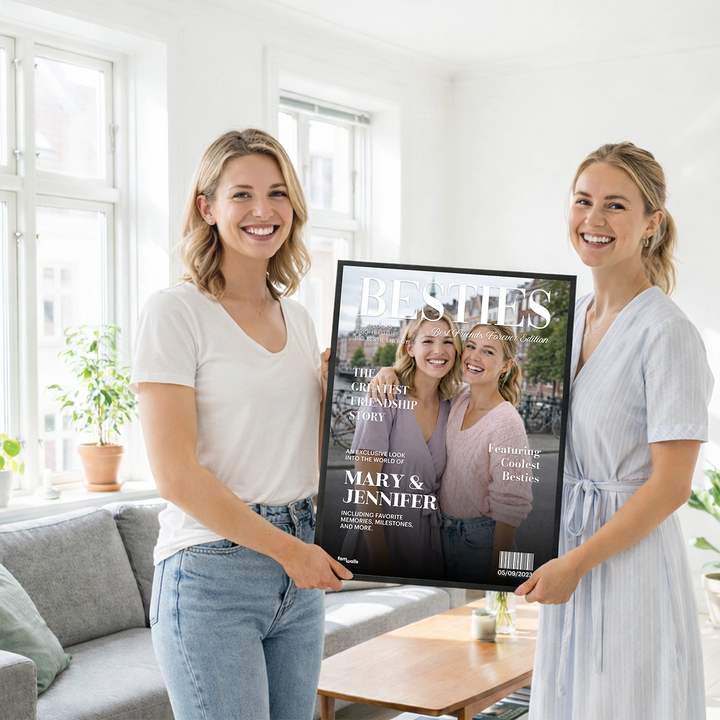 Personalized Poster "Besties Magazine"