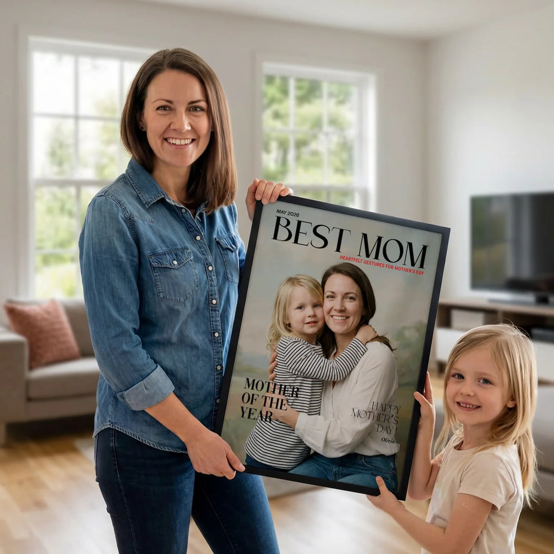 Personalized Poster Magazine "Best Mom"