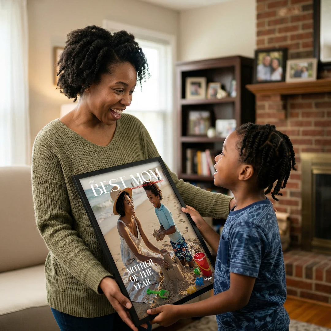 Personalized Poster Magazine "Best Mom"