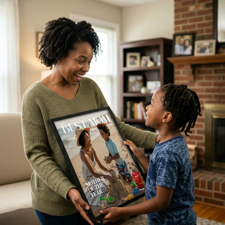 Personalized Poster Magazine "Best Mom"