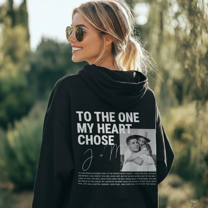 Personalized Hoodie "Heart Chosen"