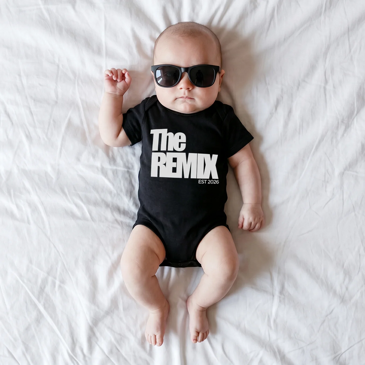 Personalized Baby Bodysuit "The Remix"