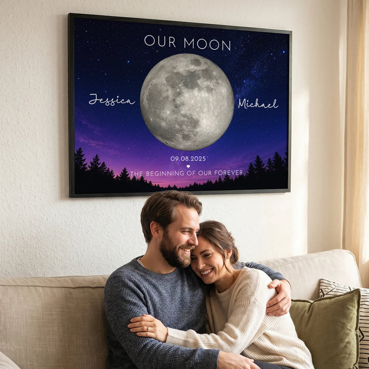 Personalized Poster "Our Moon"