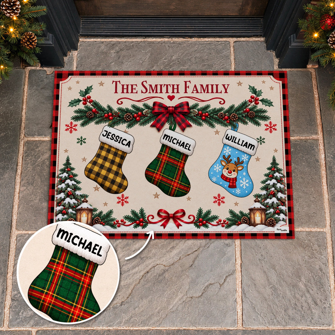 Personalized Doormat "Christmas Together"