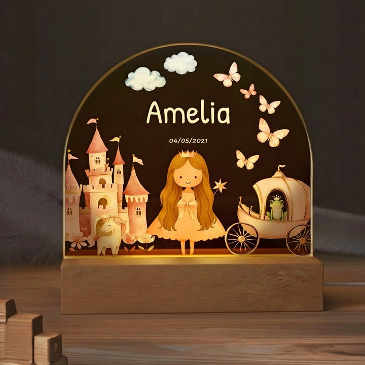 Personalized Night Light "Princess Dream"