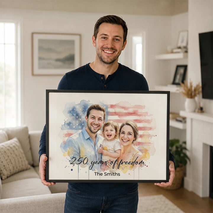 Personalized Poster "Family 250 Years"