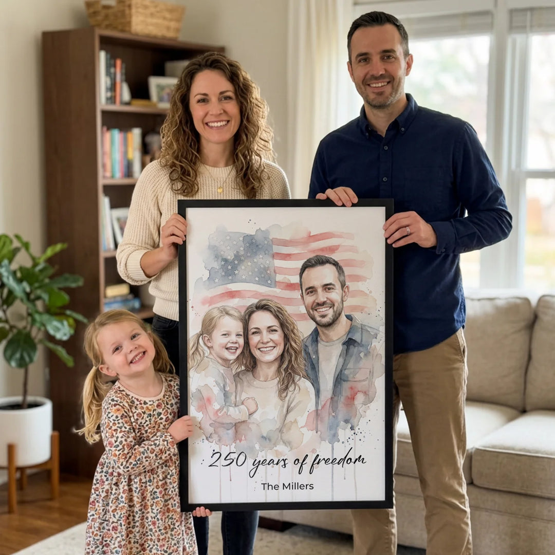 Personalized Poster "Family 250 Years"
