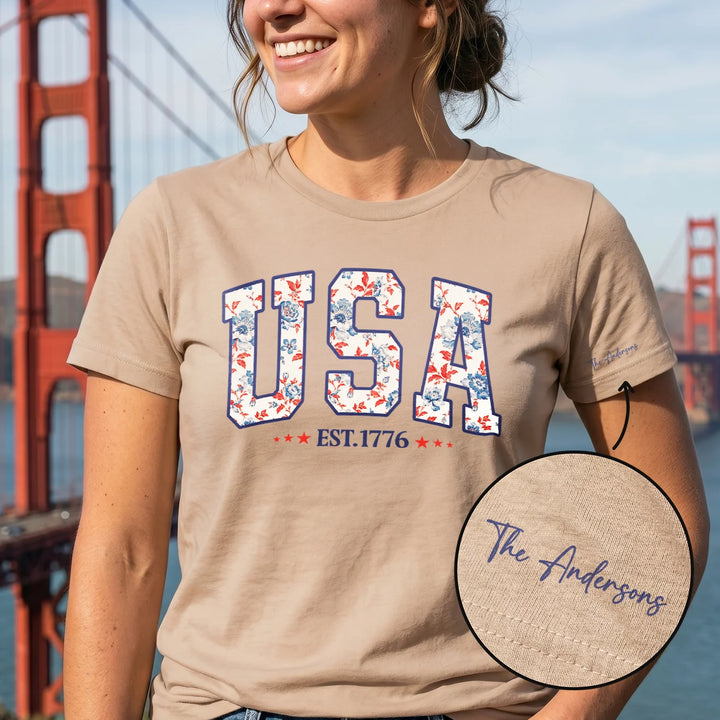 Personalized T-Shirt "USA"