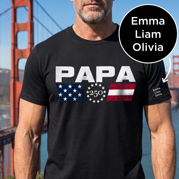 Personalized T-Shirt "250 Years for Dad"