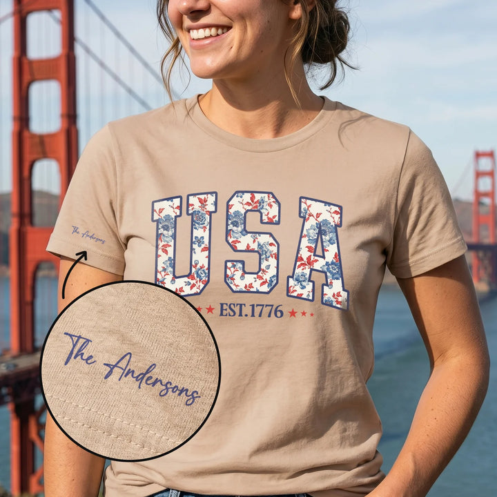 Personalized T-Shirt "USA"