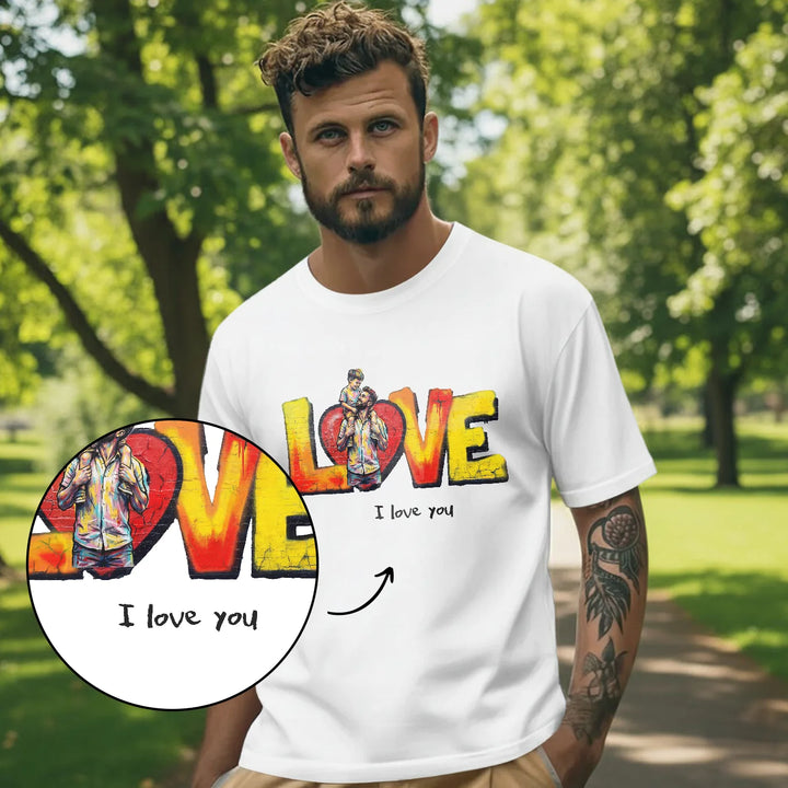 Personalized T Shirt "Love Dad"
