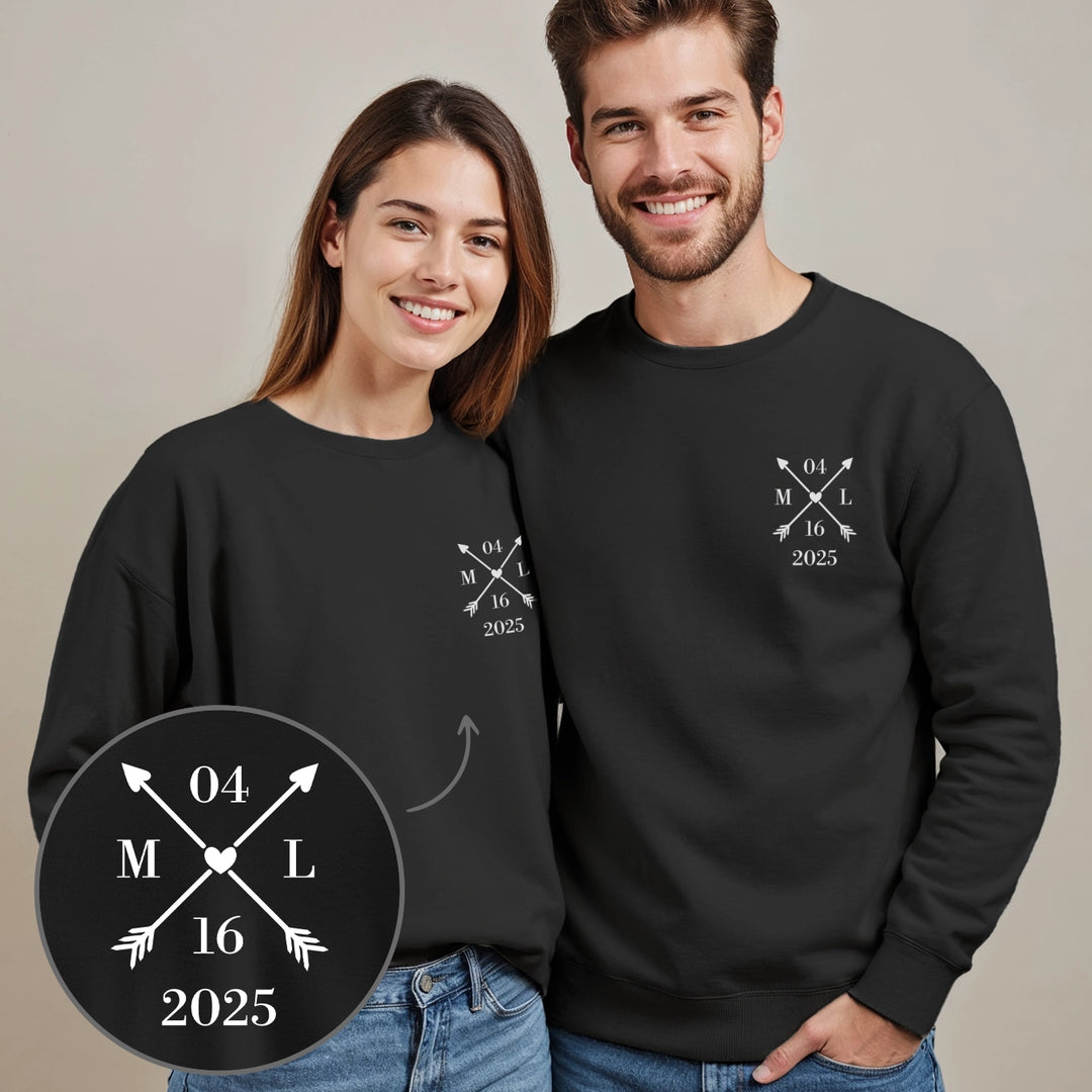 Personalized Sweater Heart & Date