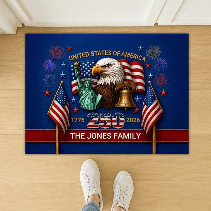Personalized Doormat "250 Years"