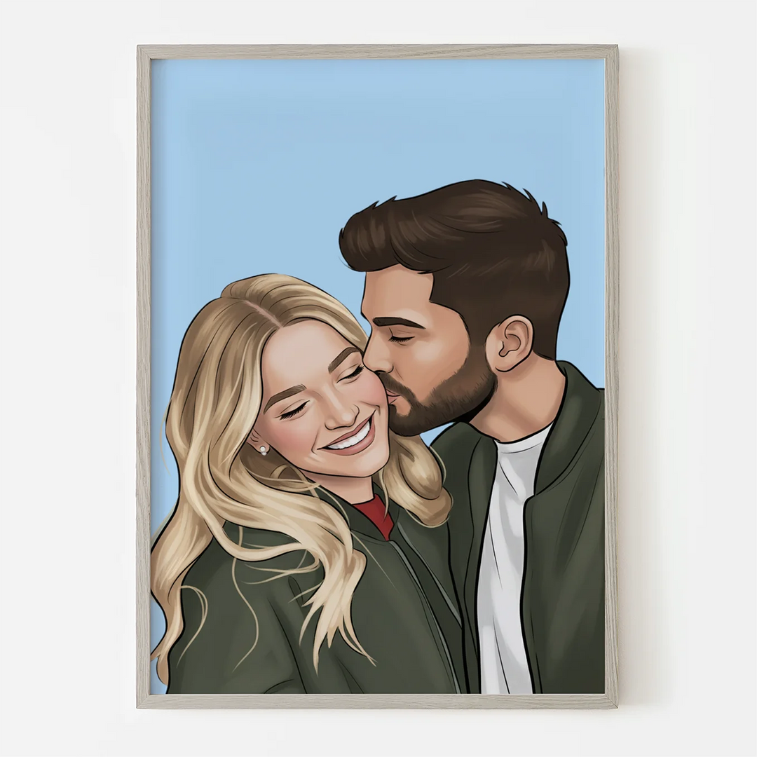 Personalized Poster "Couple Portrait"