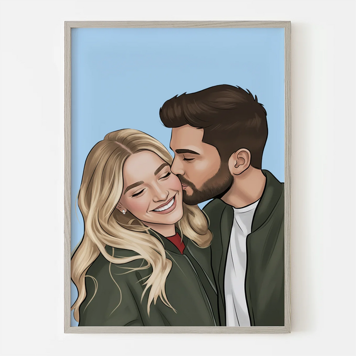 Personalized Poster "Couple Portrait"