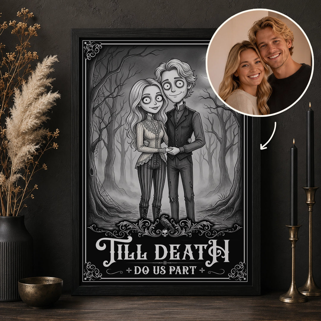 Personalized Poster "Halloween Couple"